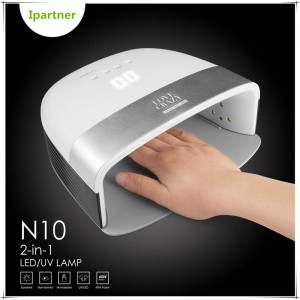 N10 Nail Dryer، 48W LED مصباح الأشعة فوق البنفسجية مسمار هلام طلاء الأظافر مع جهاز استشعار وتحديد الموقت من قبل Ipartner